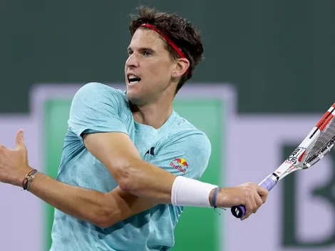 Dominic Thiem se luce con camiseta de La Roja en Miami