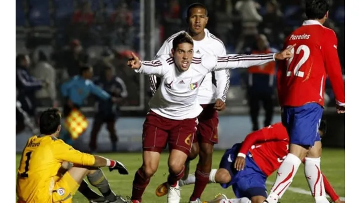 Cichero convirtió el gol con el que Venezuela eliminó a Chile de la Copa America 2011