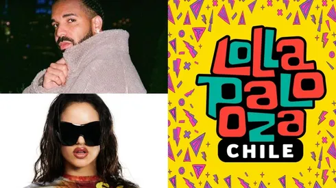 Drake y Rosalía comandan el line up de la segunda jornada de Lollapalooza Chile 2023.