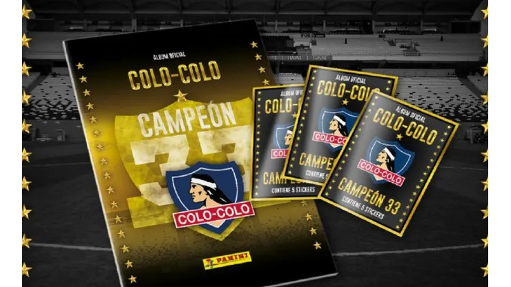 Panini anunció que el álbum de Colo Colo ya se puede comprar en preventa.