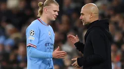 Guardiola sustituyó a Haaland en su noche más goleadora en Champions.