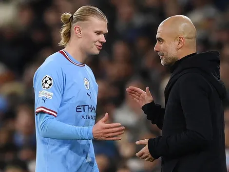 Guardiola y su curiosa razón para evitar que Haaland rompa un récord de la Champions