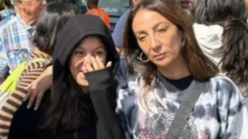 Pérez minutos antes de ingresar al Estadio Monumental