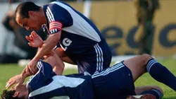 La agresión contra Nelson Pinto en el estadio Monumental en 2003.