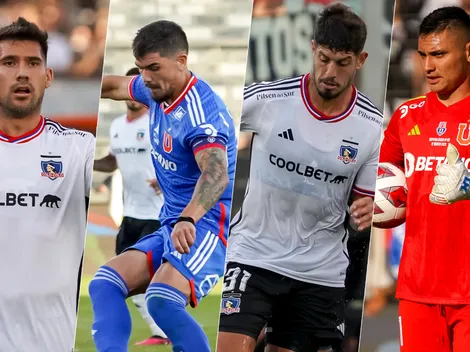 Los cuatro jugadores que sí ganaron en el Superclásico entre Colo Colo y la U