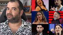 Cesarito, de Críticas QLS, y los seis humoristas del Festival de Viña 2023.