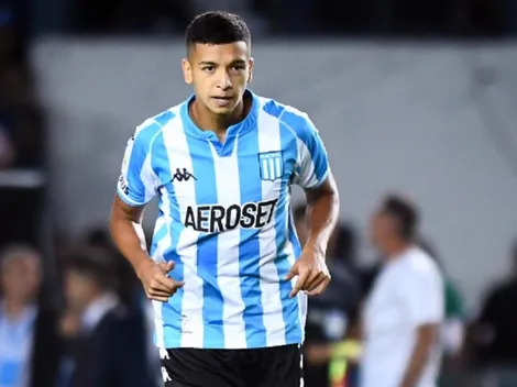 DT de Racing elogia al chileno Avilés tras su primer partido como titular