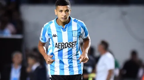 Tomás Avilés jugó su primer partido como titular en Racing de Avellaneda.