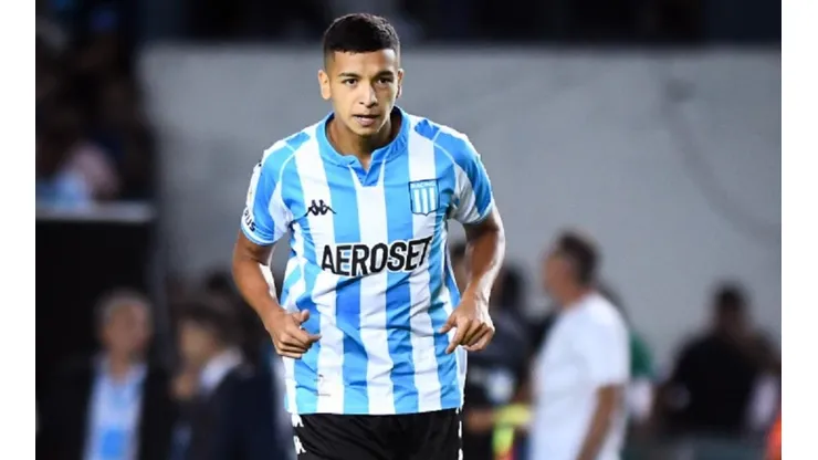 Tomás Avilés jugó su primer partido como titular en Racing de Avellaneda.