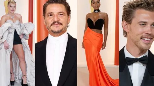 Algunas de las figuras que desfilaron por la alfombra roja de los Premios Oscar 2023.