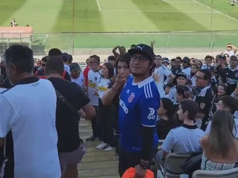 Hincha de la U se mete a la tribuna Océano y es encarado por fanáticos albos