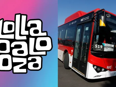 Transporte público tendrá reforzamiento para Lollapalooza