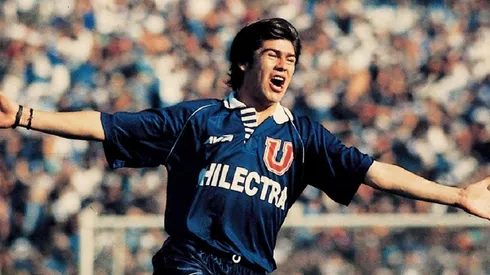 Marcelo Salas tuvo una de sus primeras tardes de gloria con la camiseta de la U en un Superclásico.