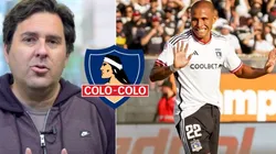 Cristián Arcos respalda a Leandro Benegas en el ataque de Colo Colo