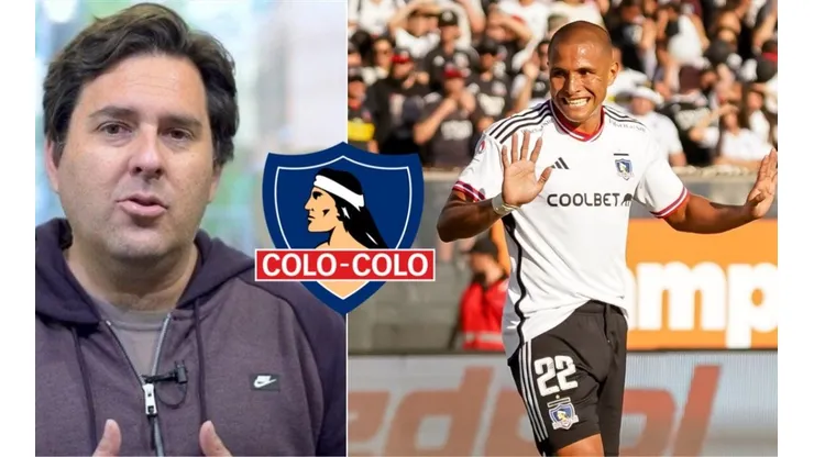 Cristián Arcos respalda a Leandro Benegas en el ataque de Colo Colo