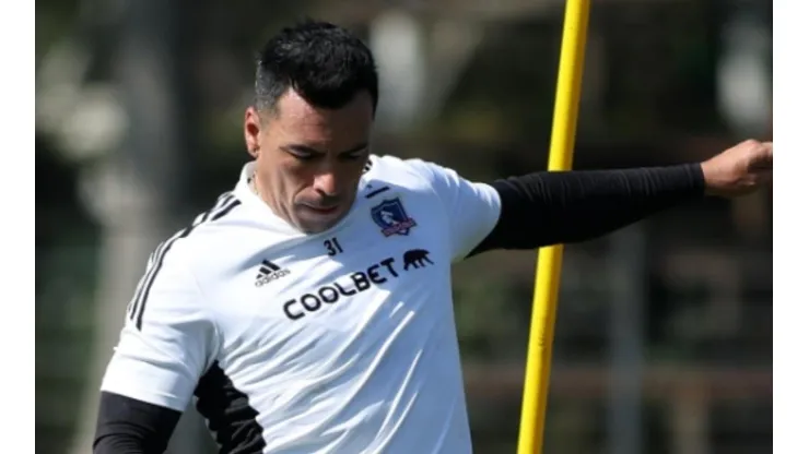 Paredes estuvo en la Ruca entrenando.