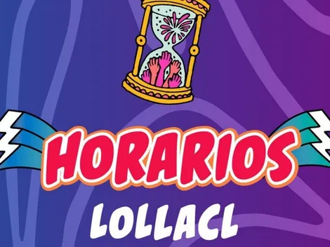Conoce los horarios de Lolla CL