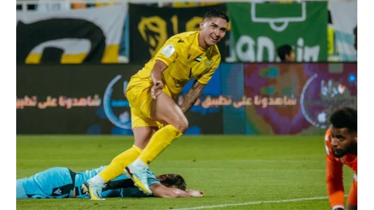 Felipe Gutiérrez y su primer gol en Emiratos Árabes Unidos