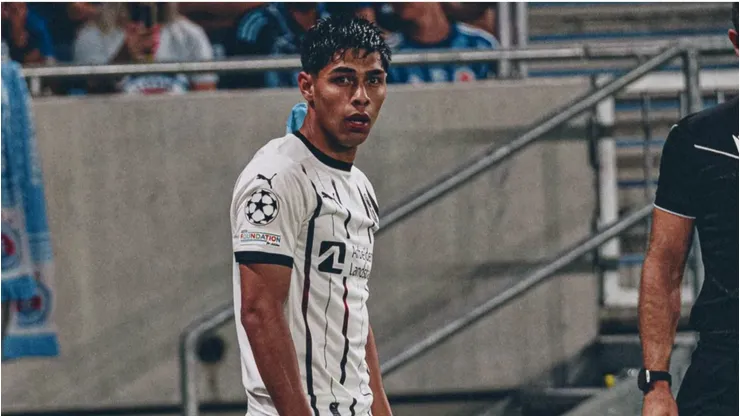 Darío Osorio fue expulsado en el duelo entre el Midtjylland y el Randers.
