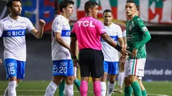 Nicolás Gamboa tuvo un polémico arbitraje en el último Audax-UC.