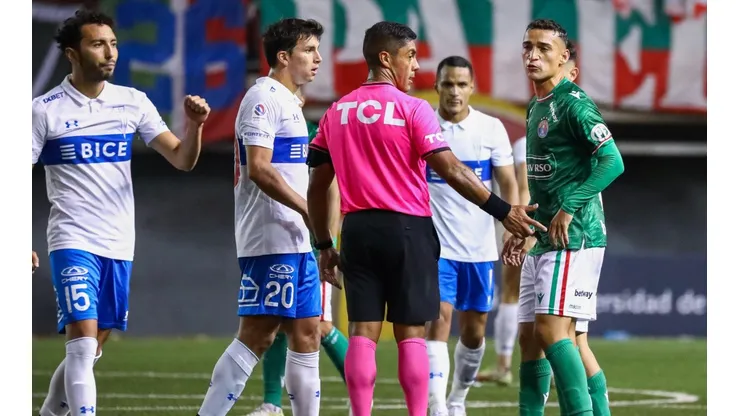 Nicolás Gamboa tuvo un polémico arbitraje en el último Audax-UC.