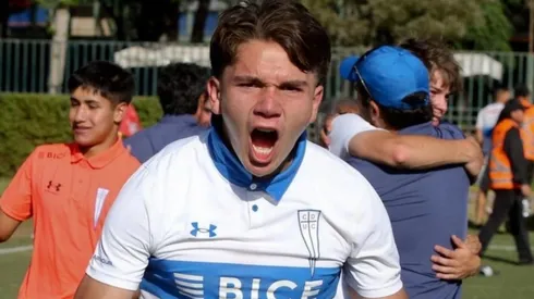 El joven atacante debutó en la UC ante Ñublense