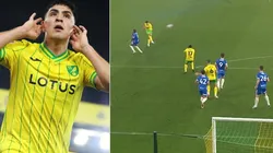Marcelino Núñez abrió la cuenta para Norwich en el triunfo ante Birmingham con un verdadero golazo.