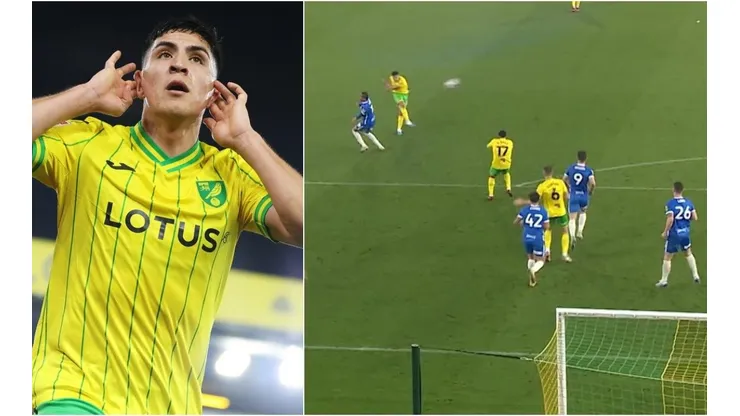 Marcelino Núñez abrió la cuenta para Norwich en el triunfo ante Birmingham con un verdadero golazo.