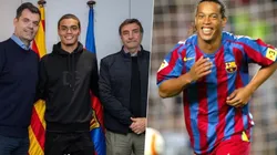 João Mendes busca replicar lo que hizo su papá Dinho en el FC Barcelona.