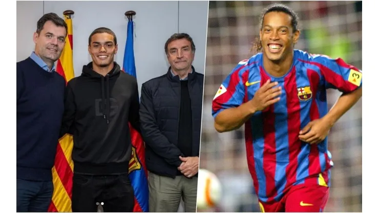 João Mendes busca replicar lo que hizo su papá Dinho en el FC Barcelona.