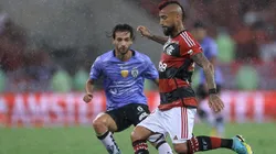 Vidal fue titular en el Flamengo.