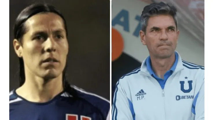 Droguett le levanta el pulgar a Pellegrino.
