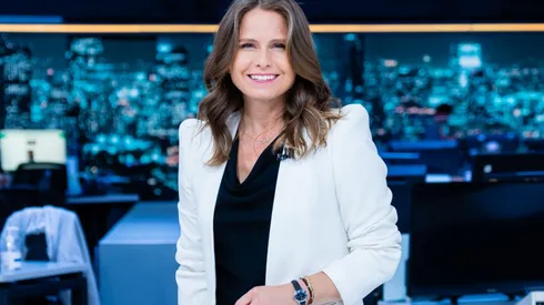 Soledad Onetto en los estudios de Mega.