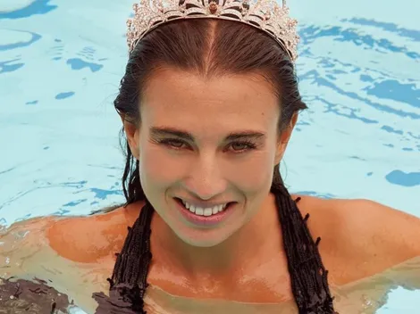 ¡Embajadora de Viña 2023 Tita Ureta sí tuvo piscinazo!