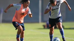 Arantza Suazo -izq- hace sus primeras armas en la U. de Chile Femenina