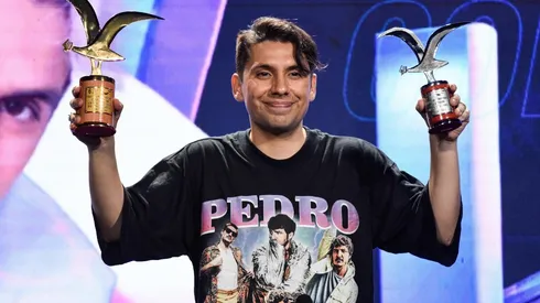 Fabrizio Copano en conferencia de prensa de Viña 2023.