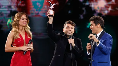 Fabrizio Copano en el Festival de Viña 2017.
