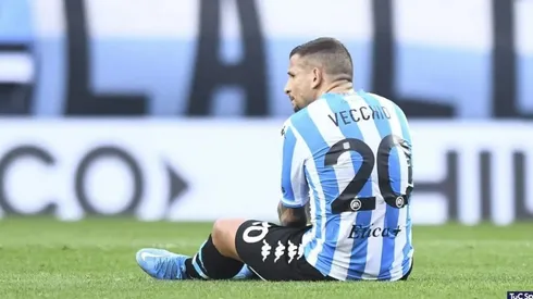 Emiliano Vecchio en Racing Club antes de volver a Unión Española.