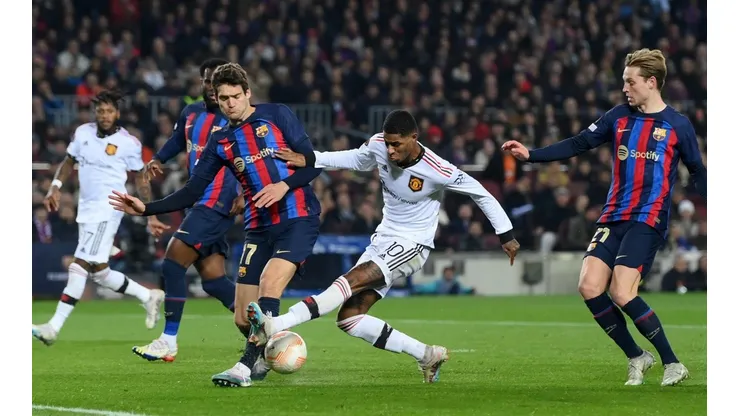 Un apasionante 2-2 nos regalaron Manchester United y Barcelona en la ida de la Europa League.
