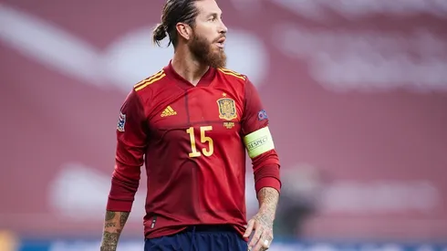 Sergio Ramos jugó por última vez en 2021 con España