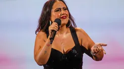 Pamela Leiva reacciona al Kiwi.