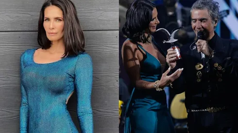 Rubia Soares y el momento con el cantante Alejandro Fernández en Viña 2023.