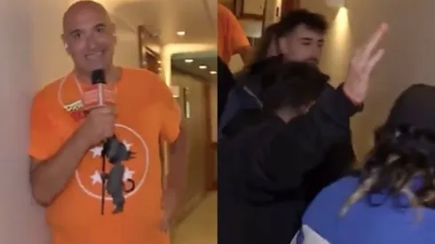 El Kiwi en el incómodo momento que vivió con Diego Urrutia.