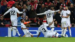 Real Madrid goleó al Liverpool en Champions
