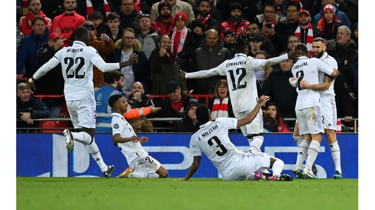 Real Madrid goleó al Liverpool en Champions