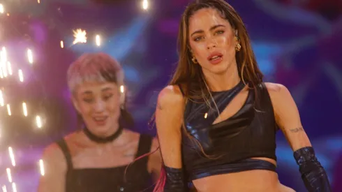 Tini en el Festival de Viña 2023.
