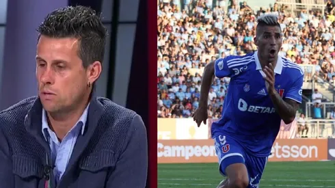 Rivarola le habla a Pellegrino sobre la delantera azul.