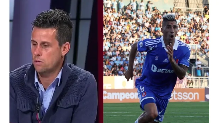 Rivarola le habla a Pellegrino sobre la delantera azul.