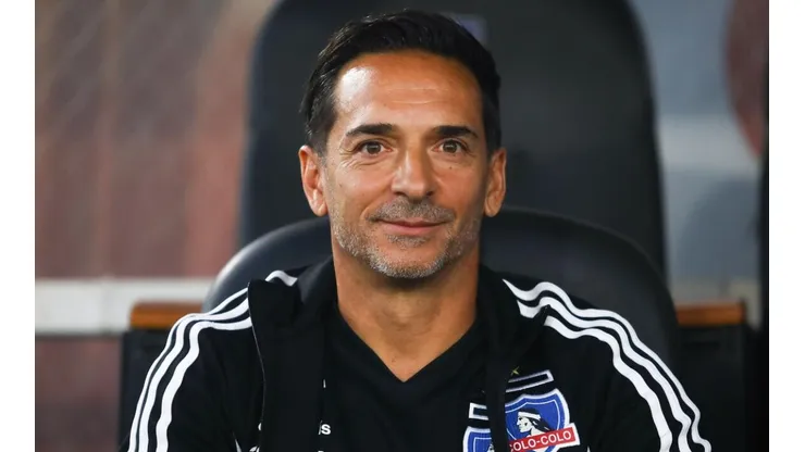 Walter Lemma 'dirigió' su segundo partido con Colo Colo ante Everton.