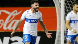 Eugenio Mena y su primer tanto con la camiseta de la UC